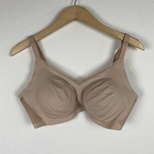 HONEYLOVE Crossover Bra Size XL in Sand Tan Comfort Wireless Seamless T Shirt